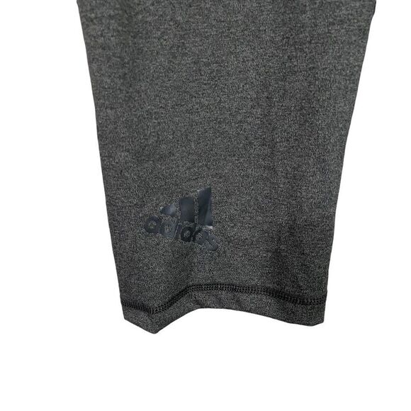 NWT Adidas TechFit Grey Compression Activewear Tights - Picture 3 of 4